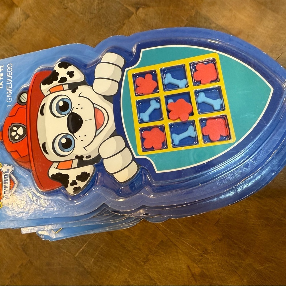 Paw Patrol Tic-Tac-Toe Game Blue and Red Nickelodeon 
Dalmatian Travel Game - Picture 13 of 13